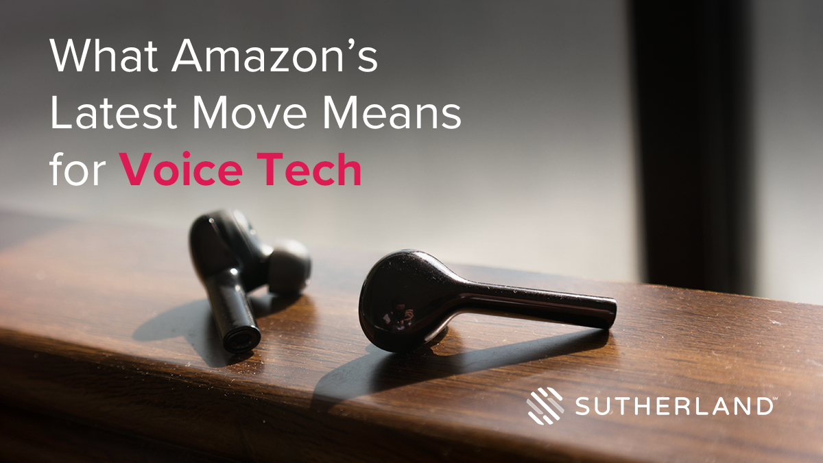 What Amazon's Latest Move Means for Voice Tech