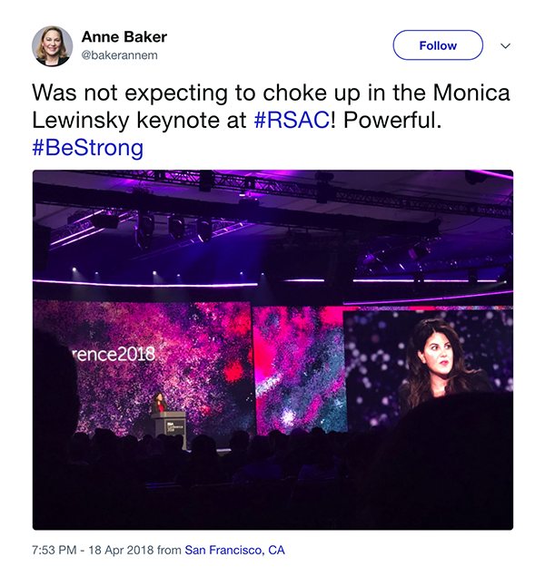 RSA Conference 2018 - Anne Baker